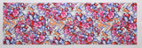 Fall Color Scarf, Lightweight Cotton scarf, Abstract Print Cotton Scarf, Oblong Cotton Scarf, Mother's Day Gift